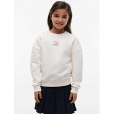 TOMMY HILFIGER μπλούζα φούτερ παιδική KG0KG09490-YBH μπεζ